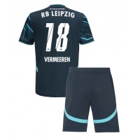 Maglia Calcio RB Leipzig Arthur Vermeeren #18 Terza Divisa Bambino 2024-25 Manica Corta (+ pantaloncini)